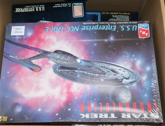 Star Trek - Amt Ertl scale models kits- boxed (8)